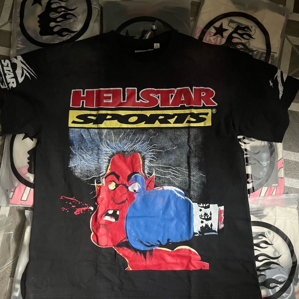 Hellstar Sports Black Graphic Tee